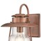 Westinghouse Fixture Wall Outdoor 60W Santa Fe Lantern Washed Copper Clear Seeded Glass 6373100 - alternate 2